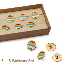 Mayo Colours Buttons Set Of 11