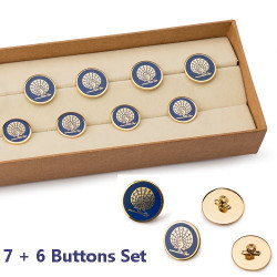 Mayo Peacock Buttons