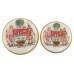 Hand Painted Coat of Arms Buttons