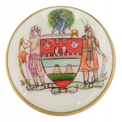 Hand Painted Coat of Arms Buttons