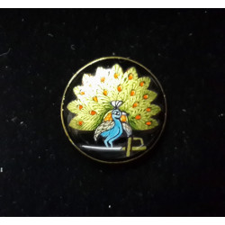 Hand Painted Mayoor Lapel Pin