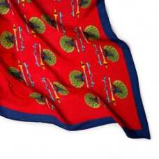 Confident Peacock Scarf